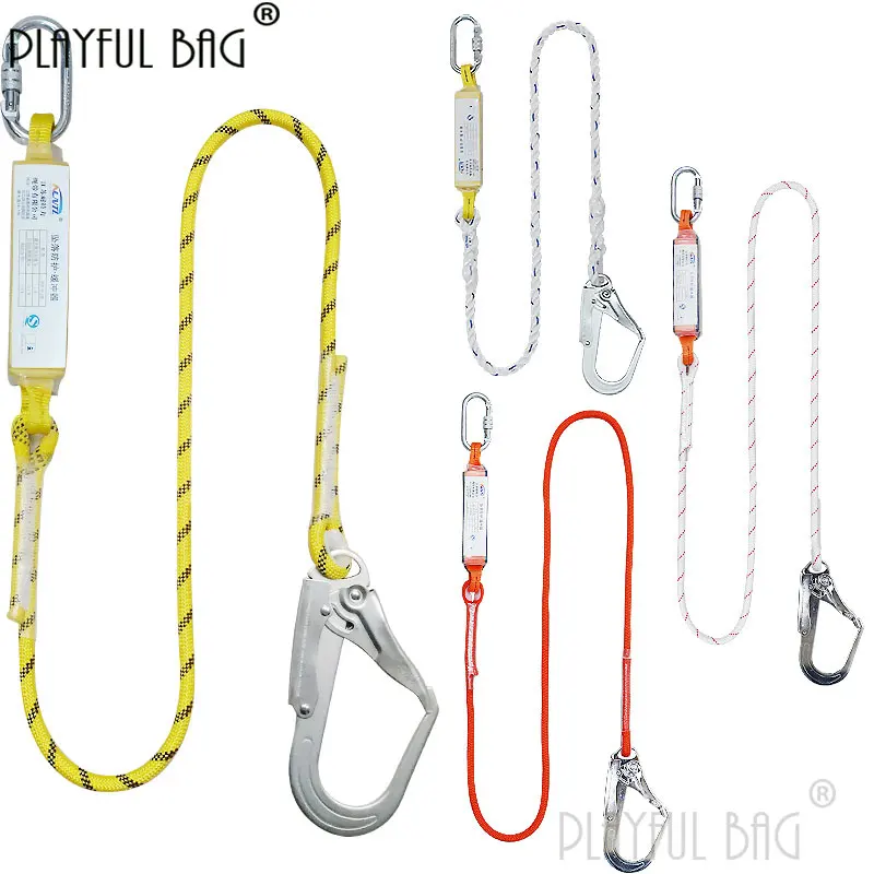 Playful bag 2 Meters Safety Rope Polyester/Polypropylene Big hook Buffer bag High altitude fall protection ZL191
Playful bag 2 Meters Safety Rope Polyester/Polypropylene Big hook Buffer bag High altitude fall protection ZL191