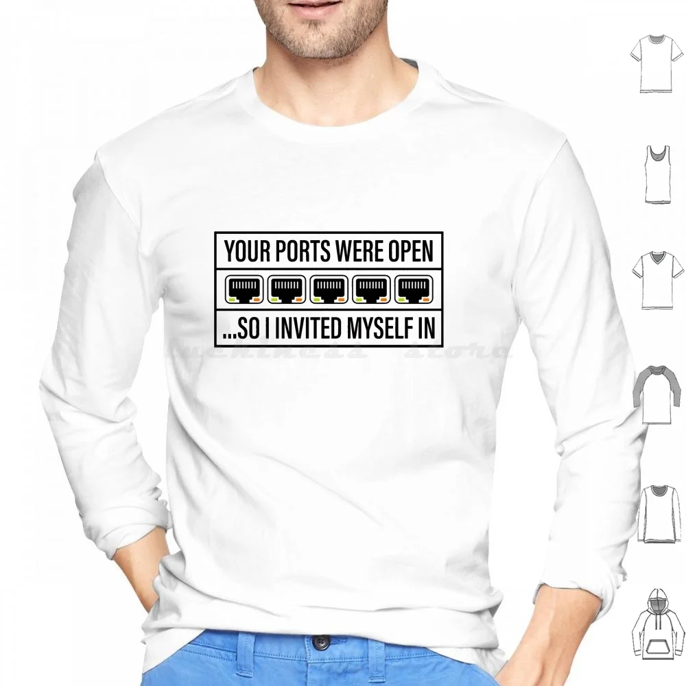 Hacker-Your Ports Were Open Hoodies Long Sleeve Port Ports Devops Hack Hacker Security Cyber Crack Short Opsec
Hacker-Your Ports Were Open Hoodies Long Sleeve Port Ports Devops Hack Hacker Security Cyber Crack Short Opsec