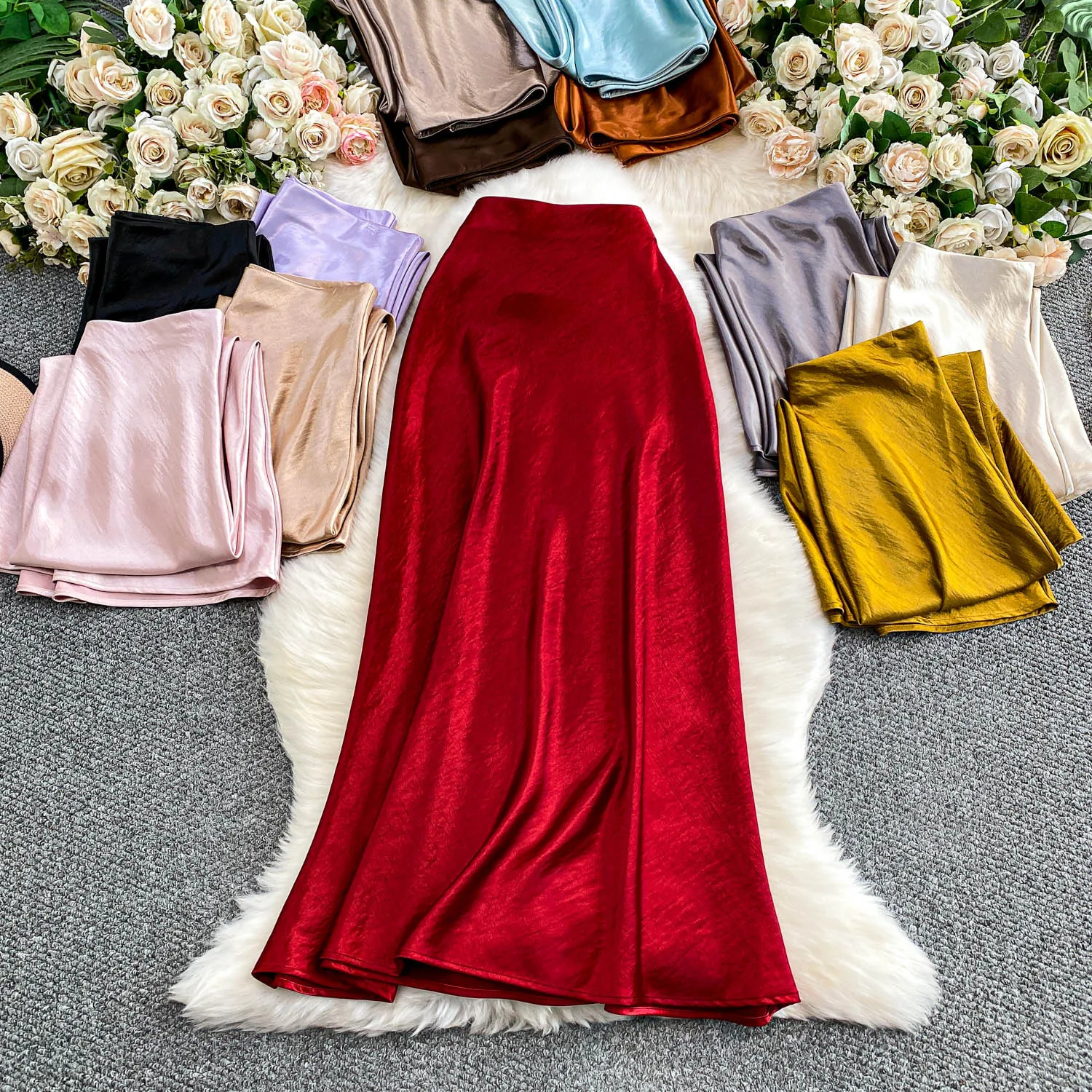 Fashion elegant casual Loose Maxi Skirts summer women's skirts new skinny high waist solid fish tail skirt
Fashion elegant casual Loose Maxi Skirts summer women's skirts new skinny high waist solid fish tail skirt