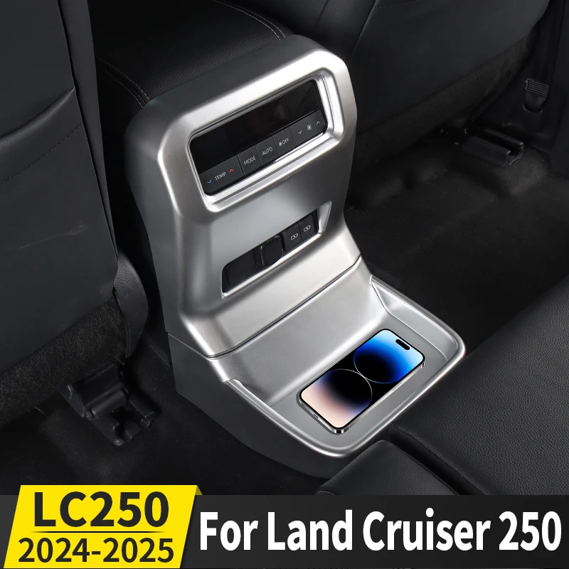 For Toyota Land Cruiser 250 2024 1958 Prado LC250 Armrest Box after Air Vent Protective Cover,Interior Upgraded Accessories
For Toyota Land Cruiser 250 2024 1958 Prado LC250 Armrest Box after Air Vent Protective Cover,Interior Upgraded Accessories