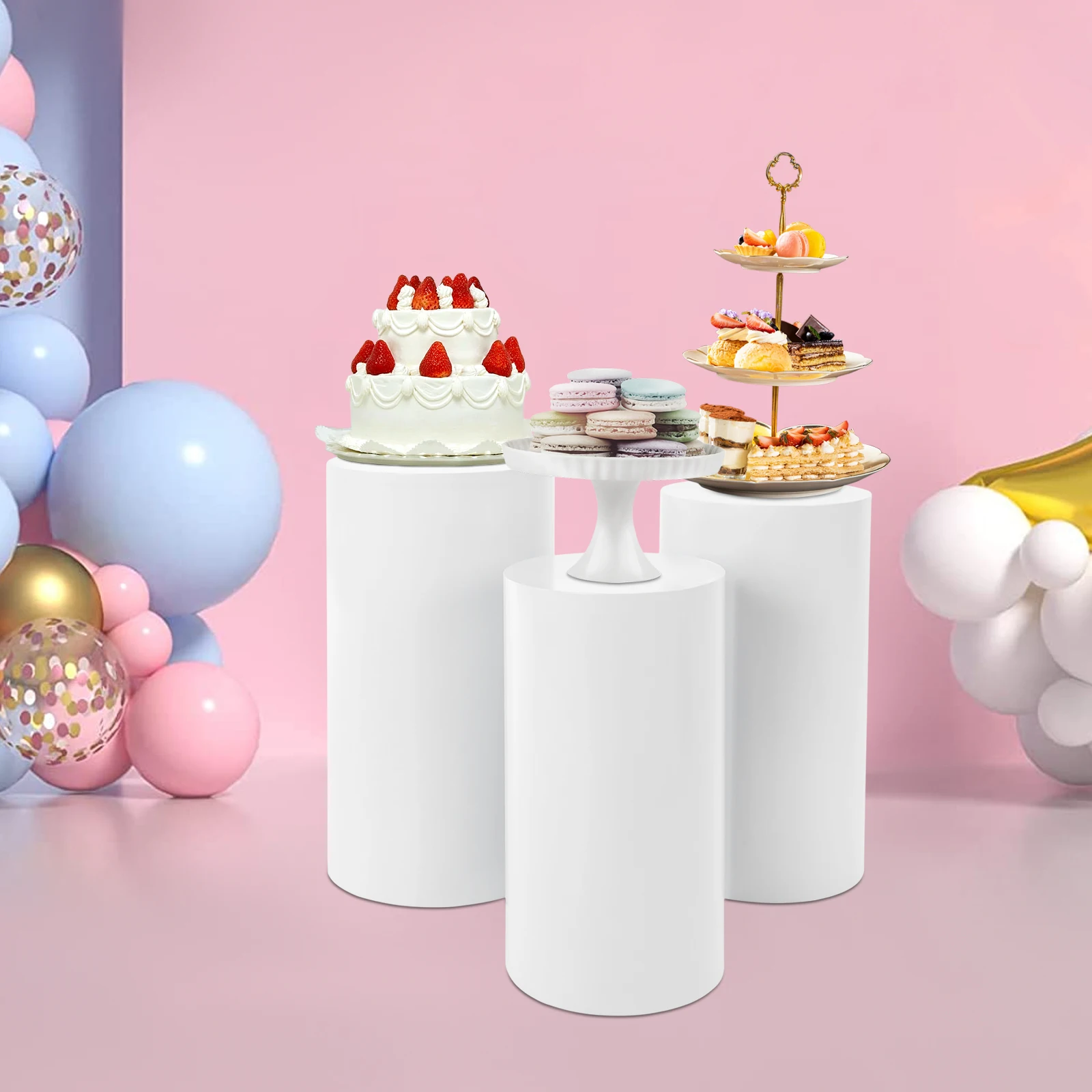 3PCS Flower Cylindrical Display Stands Column Shape High-Quality Iron Display Rack Valentine's Day, Mother's Day, Christmas Gift
3PCS Flower Cylindrical Display Stands Column Shape High-Quality Iron Display Rack Valentine's Day, Mother's Day, Christmas Gift