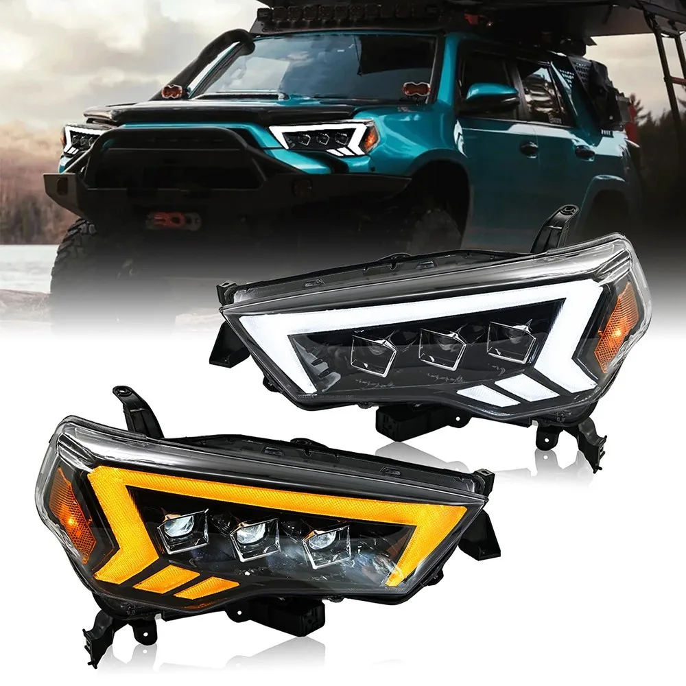 Projector Led Headlights Assembly For Toyota 4Runner 2014-2024 W/Sequential & Animation
Projector Led Headlights Assembly For Toyota 4Runner 2014-2024 W/Sequential & Animation
