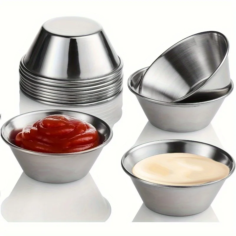 2pcs Small Cake Cup, Sauce Cups, Ramekin Dipping Sauce Cup, Commercial Grade Individual Round Condiment Cups (1.5 Oz.)
2pcs Small Cake Cup, Sauce Cups, Ramekin Dipping Sauce Cup, Commercial Grade Individual Round Condiment Cups (1.5 Oz.)