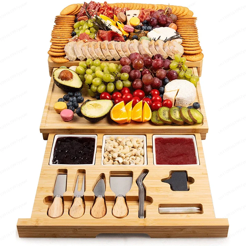 Hot Sale Cheap Bamboo Knife Set Deli Accessories Travel Cheese Board
Hot Sale Cheap Bamboo Knife Set Deli Accessories Travel Cheese Board