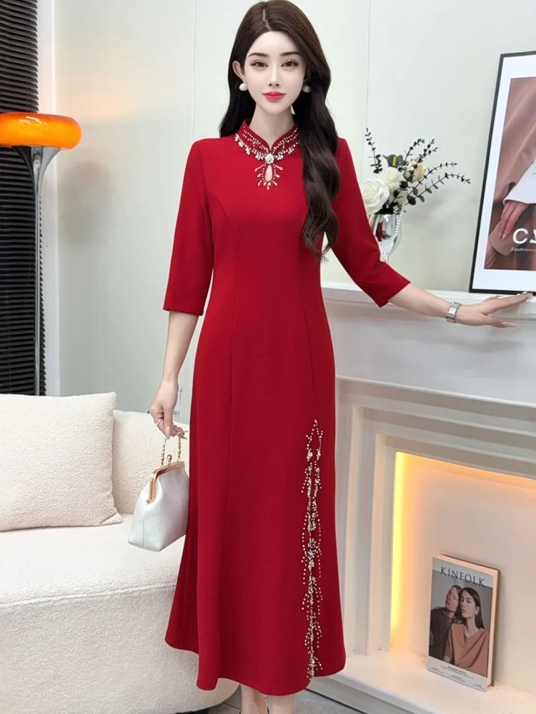 Ele Fi Tail Wedding Dr Evening Gown for andma Wedding Attire Sli Polyester Fiber ort Sve mid Le...
Ele Fi Tail Wedding Dr Evening Gown for andma Wedding Attire Sli Polyester Fiber ort Sve mid Le...