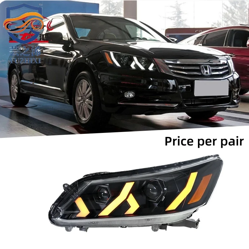 XCH For 2013-2015 Honda Accord 9th generation headlight assembly upgrade with new LED lens headlights and daytime
XCH For 2013-2015 Honda Accord 9th generation headlight assembly upgrade with new LED lens headlights and daytime