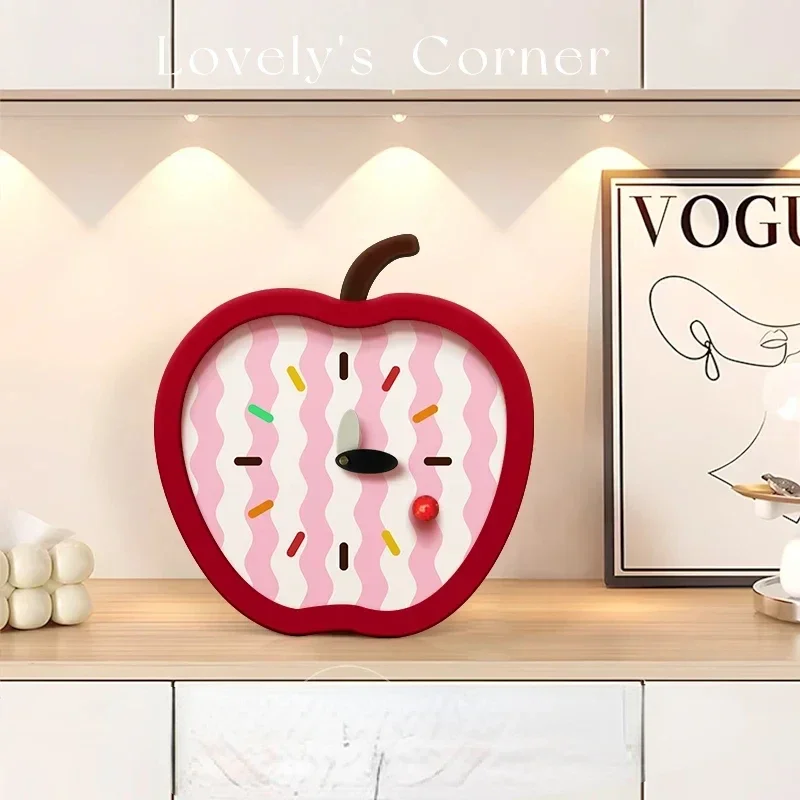 wind apple living room desktop creative clock ornament painting porch chest silent clock ornament
wind apple living room desktop creative clock ornament painting porch chest silent clock ornament