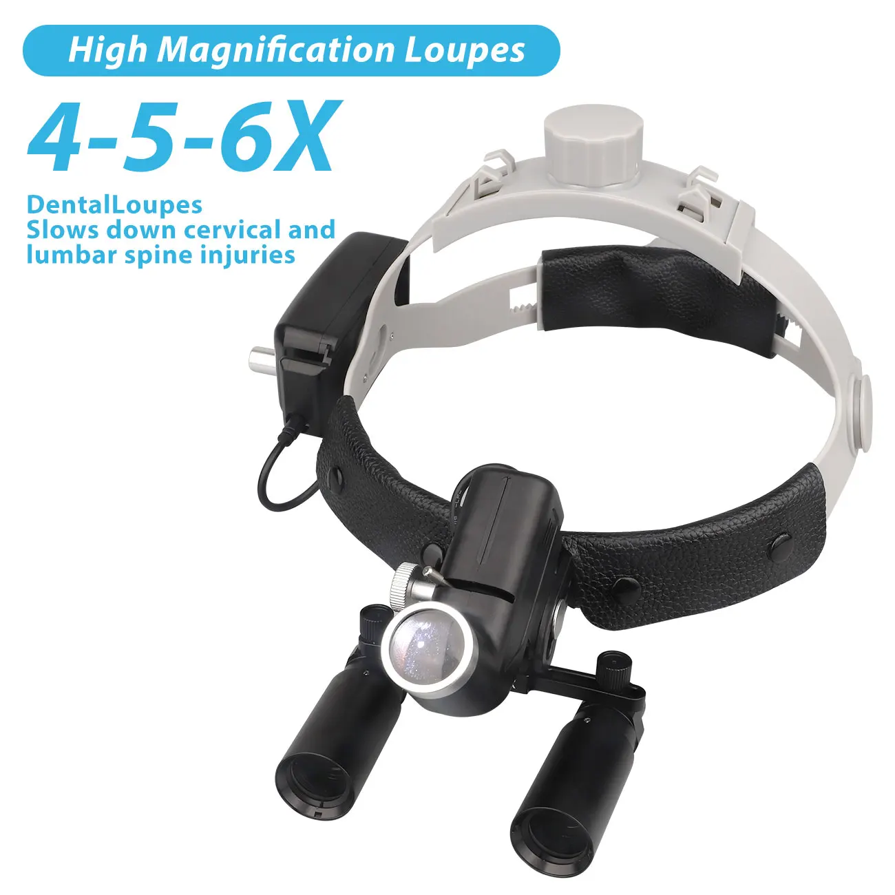 Professional 4X/6X/8X Dental Surgical Loupes With Ultra Bright 5W LED Headlight Adjustable Magnifier Dentist Tool
Professional 4X/6X/8X Dental Surgical Loupes With Ultra Bright 5W LED Headlight Adjustable Magnifier Dentist Tool