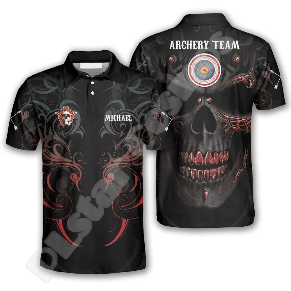 Custom Name Mesh Breathable Archery Archer Shooter Tattoo Retro 3DPrint Harajuku Summer Streetwear Short Sleeves Polo Shirts X5
Custom Name Mesh Breathable Archery Archer Shooter Tattoo Retro 3DPrint Harajuku Summer Streetwear Short Sleeves Polo Shirts X5