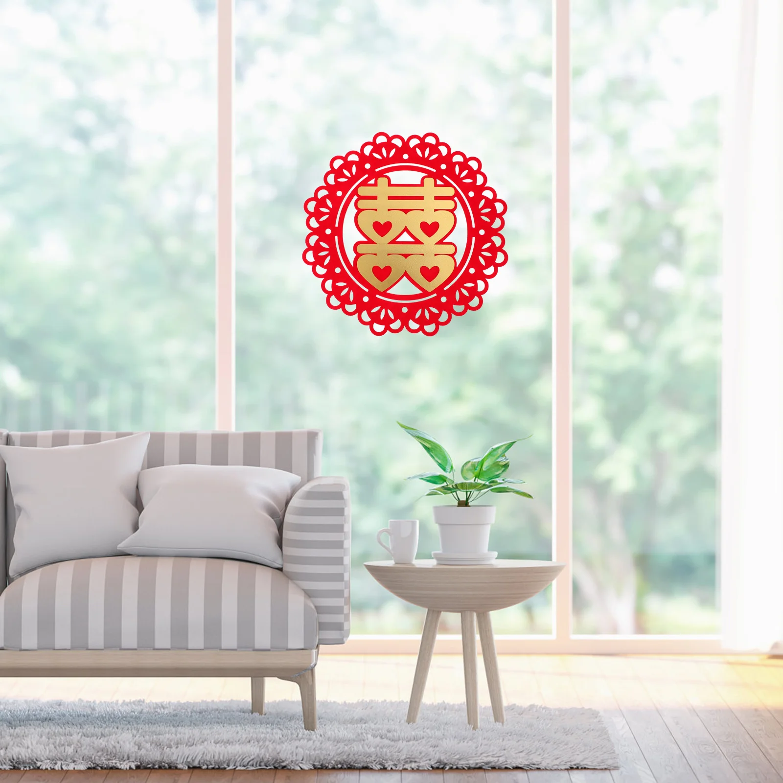 3Pcs Double Happiness Window Clings Chinese Traditional Wedding Decor Red Romantic New House Window Ornament Wedding Supplies
3Pcs Double Happiness Window Clings Chinese Traditional Wedding Decor Red Romantic New House Window Ornament Wedding Supplies