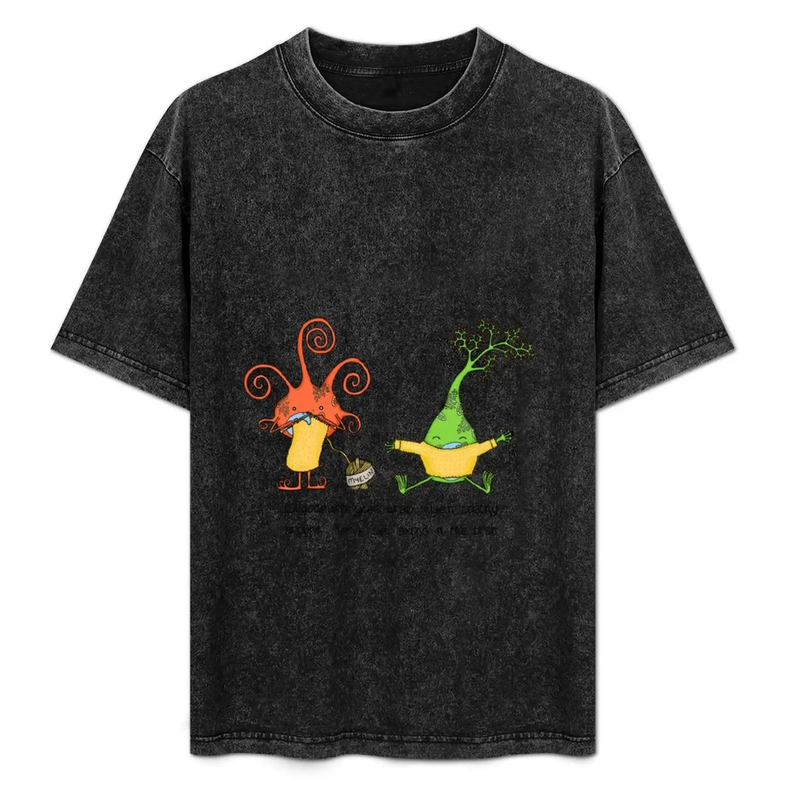 Oligodendrocytes myelinate! T-Shirt cotton t shirts high quality mens graphic t shirts T-Shirt
Oligodendrocytes myelinate! T-Shirt cotton t shirts high quality mens graphic t shirts T-Shirt