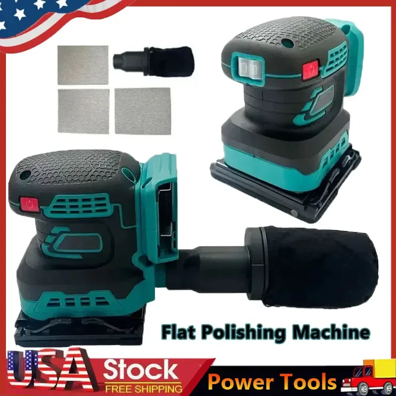 Cordless Sander Lithium Sandpaper Machine Handheld Sanding Furniture Flat Polishing Machine Fit Makita 18V Battery
Cordless Sander Lithium Sandpaper Machine Handheld Sanding Furniture Flat Polishing Machine Fit Makita 18V Battery