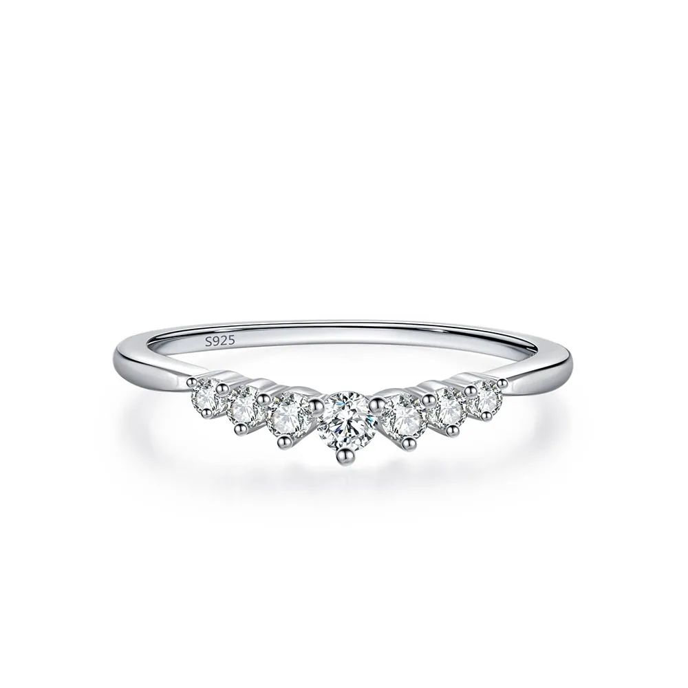 Apexelle Brand Trendy Jewelry 925 Sterling Silver Rings Clear Zircon Simple Finger Ring For Women Classic Jewelry
Apexelle Brand Trendy Jewelry 925 Sterling Silver Rings Clear Zircon Simple Finger Ring For Women Classic Jewelry