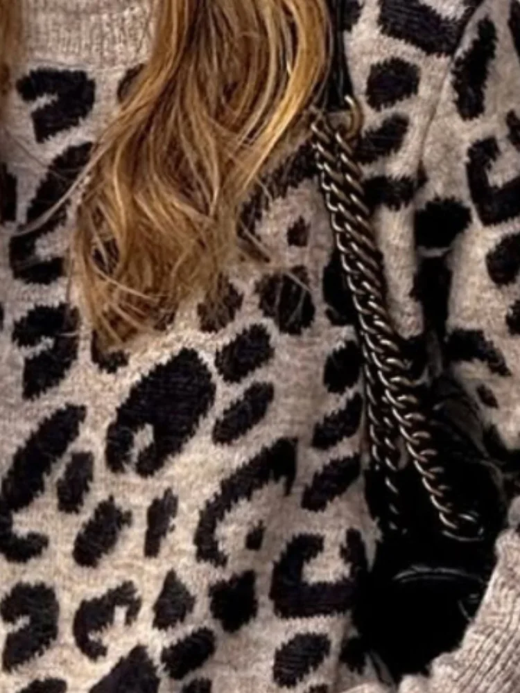 Sweater Women Turtleneck Leopard Knitted Sweater Animal Print Winter Thick Female Pullovers Casual Tops Early Autumn Sweater
Sweater Women Turtleneck Leopard Knitted Sweater Animal Print Winter Thick Female Pullovers Casual Tops Early Autumn Sweater
