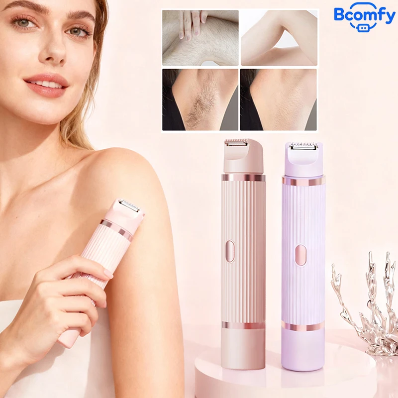 Женская безболезненная электробритва, портативный триммер для волос на теле, эпилятор для ухода за кожей всего тела, безупречное устройство для бритья
Женская безболезненная электробритва, портативный триммер для волос на теле, эпилятор для ухода за кожей всего тела, безупречное устройство для бритья