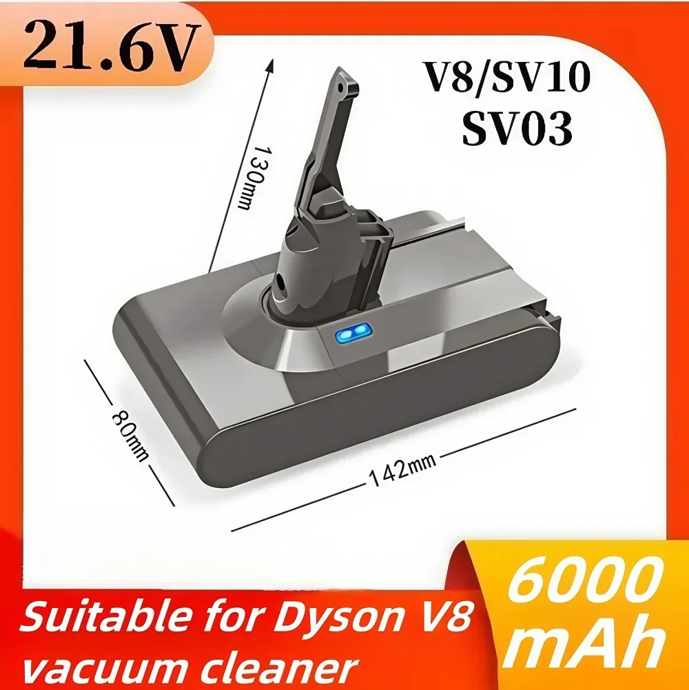Rechargeable Battery for Dyson V6 V7 V8 V10 SV10 SV11 SV12 SV09 DC58 Vacuum Cleaner, Compatible Battery Cell.
Rechargeable Battery for Dyson V6 V7 V8 V10 SV10 SV11 SV12 SV09 DC58 Vacuum Cleaner, Compatible Battery Cell.