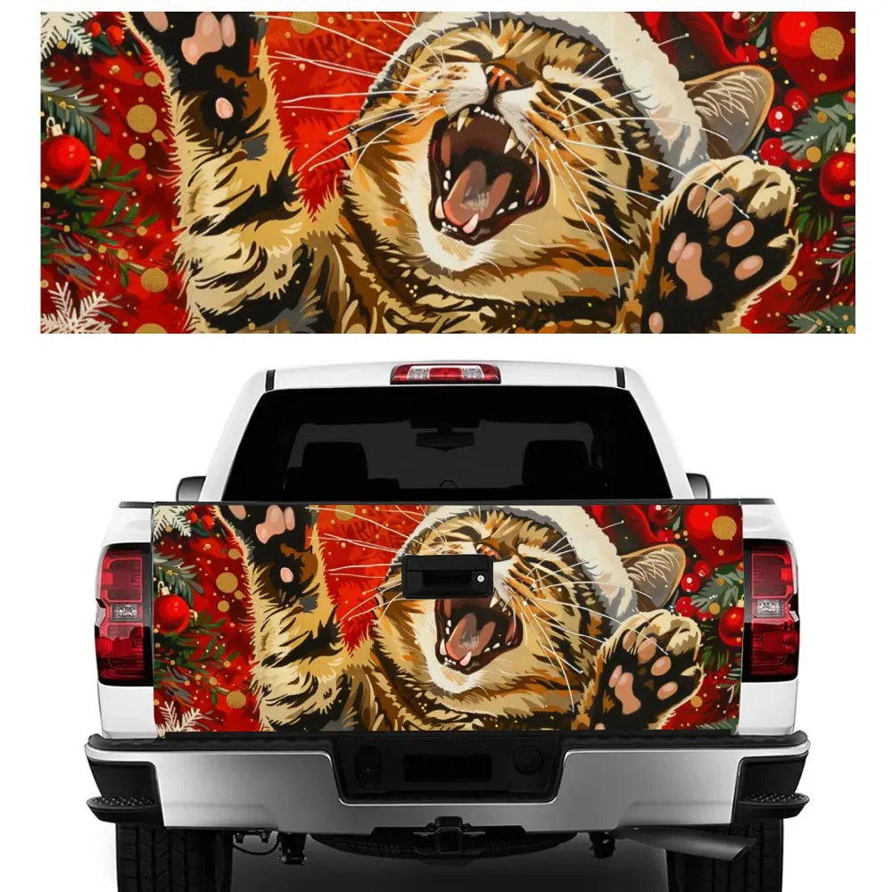Happy Christmas Cat Print Car Tail Trunk Protect Vinly Decal Auto Accessories Hood Decoration Sticker for Off-road Pickup
Happy Christmas Cat Print Car Tail Trunk Protect Vinly Decal Auto Accessories Hood Decoration Sticker for Off-road Pickup