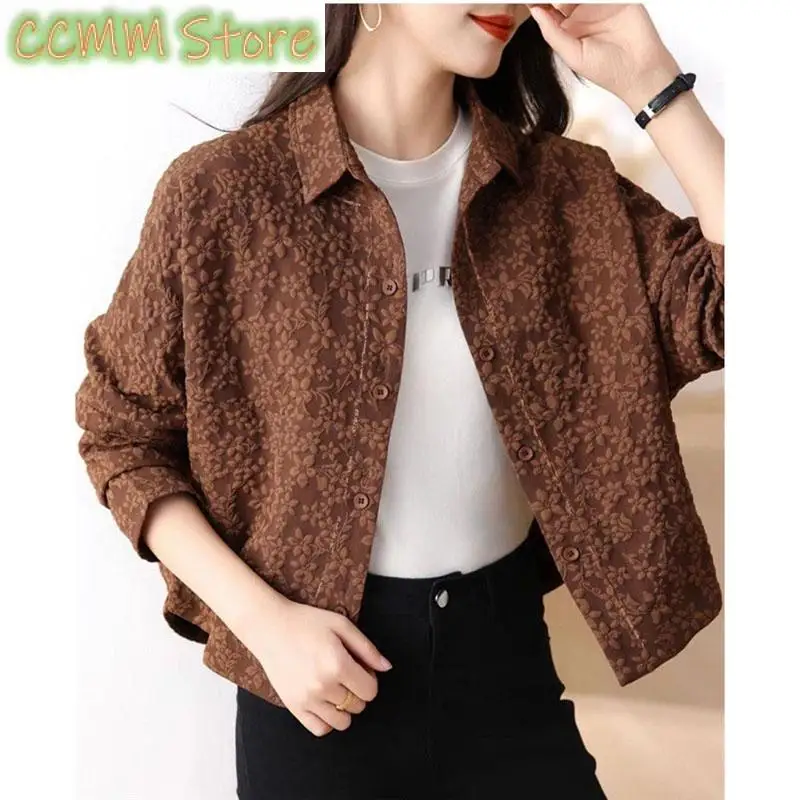 One-piece Women's Short Coat Spring Autumn Female Korean Version The New Jacket Middle-aged Mother Casual Cardigan Outwear
One-piece Women's Short Coat Spring Autumn Female Korean Version The New Jacket Middle-aged Mother Casual Cardigan Outwear