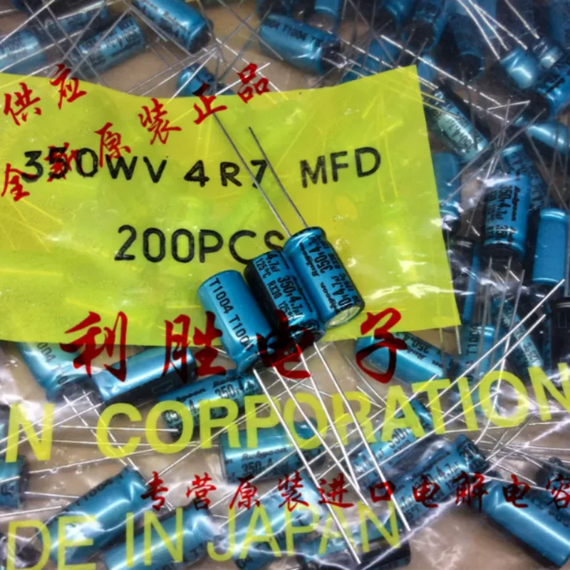 10PCS-100PCS Original Japanese Ruby Aluminum Electrolytic Capacitor 350V4.7UF 8X16 RX30 125 degree high temperature resistance
10PCS-100PCS Original Japanese Ruby Aluminum Electrolytic Capacitor 350V4.7UF 8X16 RX30 125 degree high temperature resistance