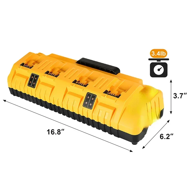 Hot selling application of DCB104 fast four charger 12V-20V power tools lithium battery charging
Hot selling application of DCB104 fast four charger 12V-20V power tools lithium battery charging