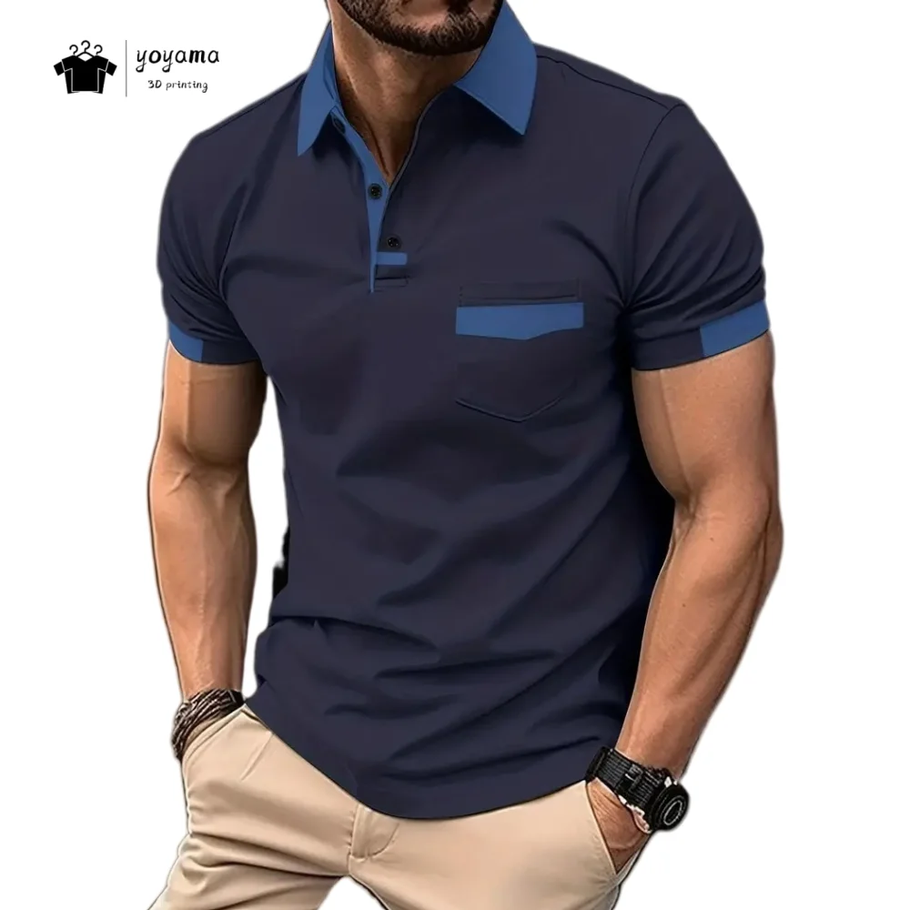 Fashion Men's Polo Shirt Outdoor Simple Printed Men Short Sleeved Tee Breathable Sports Men Top Trendy Versatile Men's Clothing
Fashion Men's Polo Shirt Outdoor Simple Printed Men Short Sleeved Tee Breathable Sports Men Top Trendy Versatile Men's Clothing