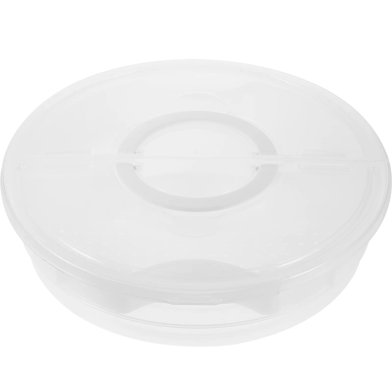 Pie Keeper with Lid Plastic Round Transparent Portable Pizza Slice Food Storage Box Candy Dish Cheese Handheld Case Container
Pie Keeper with Lid Plastic Round Transparent Portable Pizza Slice Food Storage Box Candy Dish Cheese Handheld Case Container