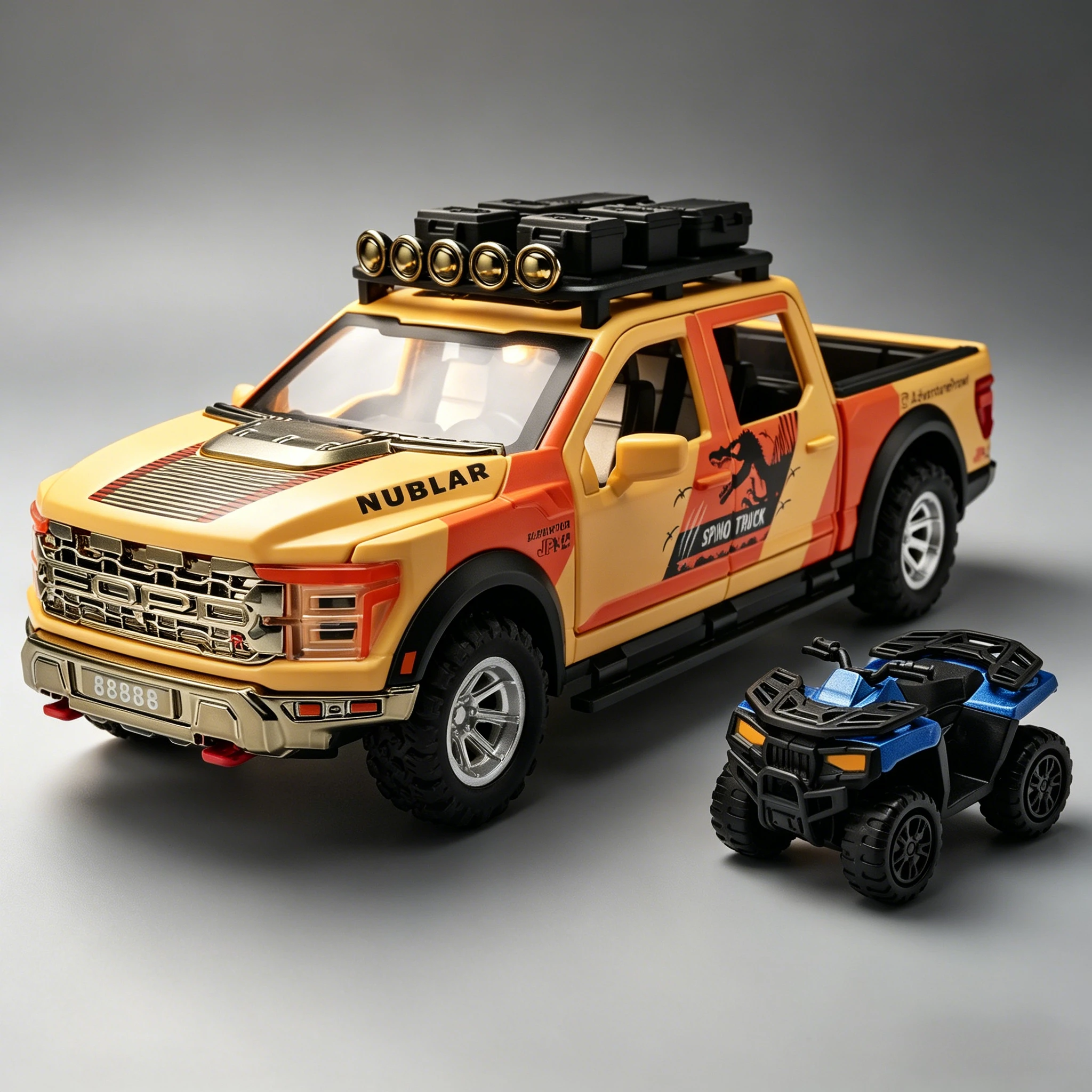 1:24 F150 alloy pickup truck model metal die cast body accessories detachable suitable for children toy car boy birthday gift
1:24 F150 alloy pickup truck model metal die cast body accessories detachable suitable for children toy car boy birthday gift