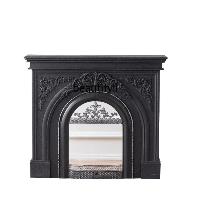fireplace retro solid wood cream style living room entry bird cage anti-fire hall front cabinet arched decorative cabinet
fireplace retro solid wood cream style living room entry bird cage anti-fire hall front cabinet arched decorative cabinet