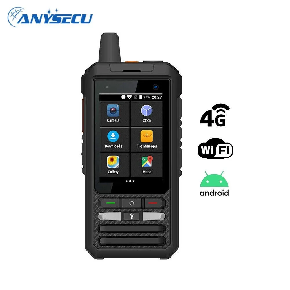 15% SALE Anysecu W8 Network Radio Zello 4G LTE Unlocked GPS Poc Walkie Talkie Zello or Real PTT W8-B2B4 IP67 Android 8.1
15% SALE Anysecu W8 Network Radio Zello 4G LTE Unlocked GPS Poc Walkie Talkie Zello or Real PTT W8-B2B4 IP67 Android 8.1