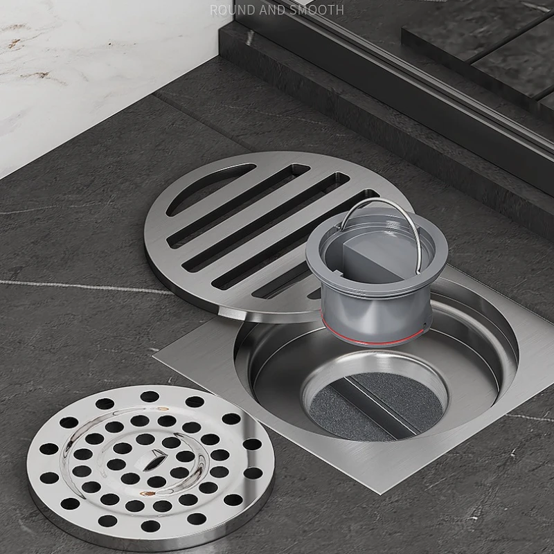 Gun gray floor drain deodorant stainless steel, large displacement toilet bathroom shower room washing machine sewer deodorant
Gun gray floor drain deodorant stainless steel, large displacement toilet bathroom shower room washing machine sewer deodorant