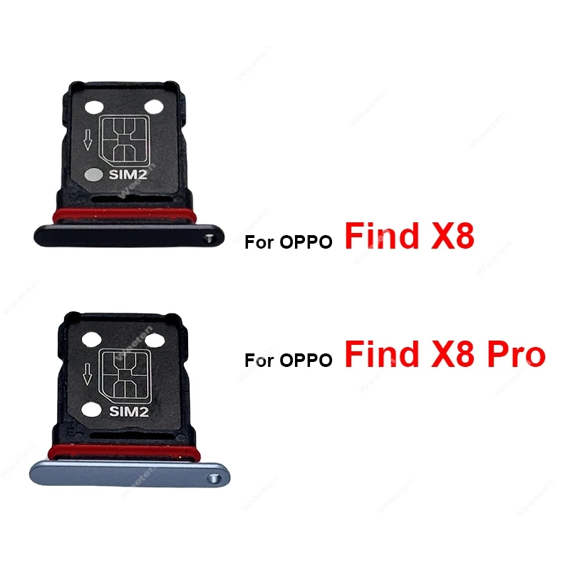 SIM Card Tray For OPPO Find X8 Find X8 Pro Sim Card Holder Slot Replacement Repair Parts
SIM Card Tray For OPPO Find X8 Find X8 Pro Sim Card Holder Slot Replacement Repair Parts