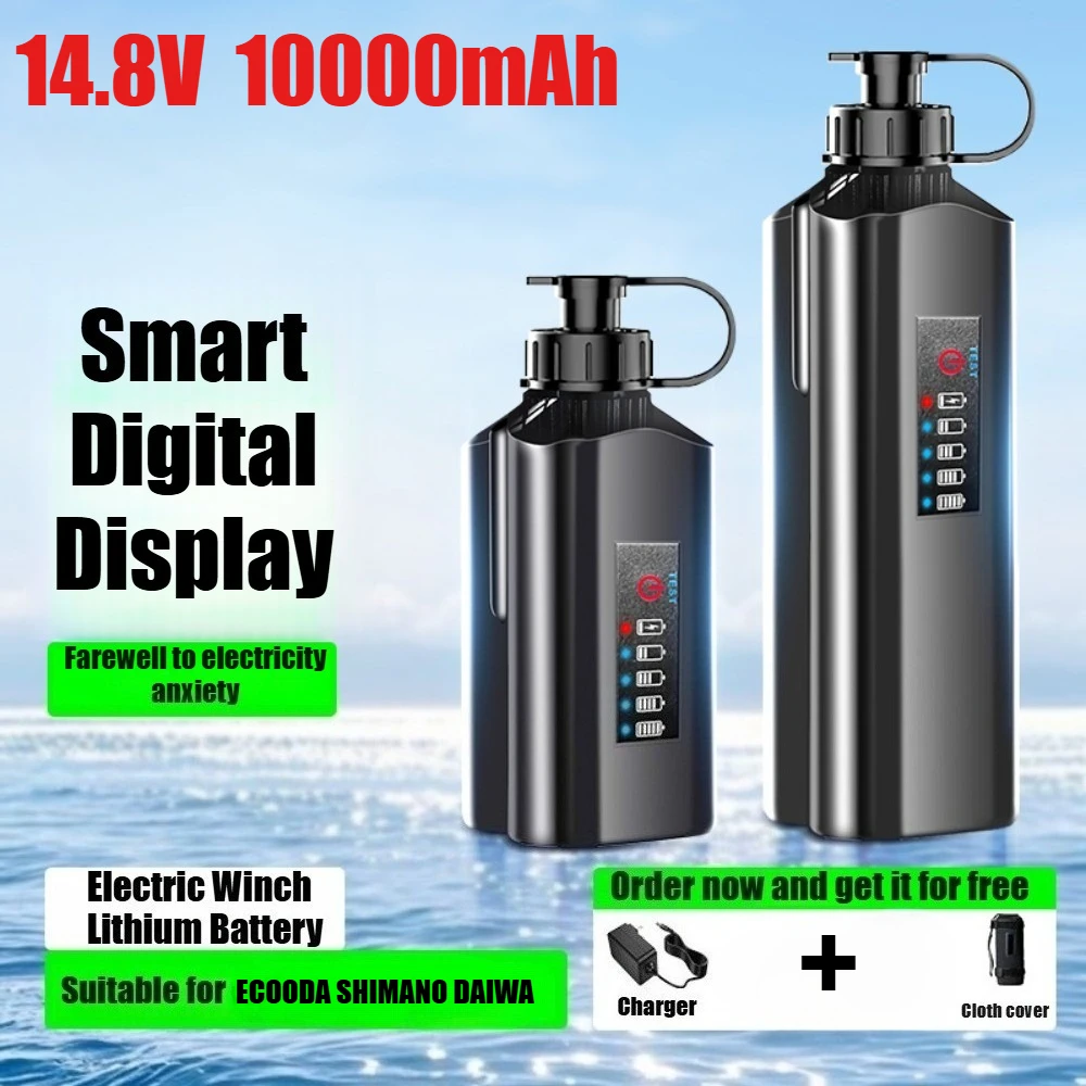 10000MAH Battery for Daiwa Shimano Seaborg Fishing Electric Reel Battery Sea 12v Tanacom 750 1000 Seaborg 200-500
10000MAH Battery for Daiwa Shimano Seaborg Fishing Electric Reel Battery Sea 12v Tanacom 750 1000 Seaborg 200-500