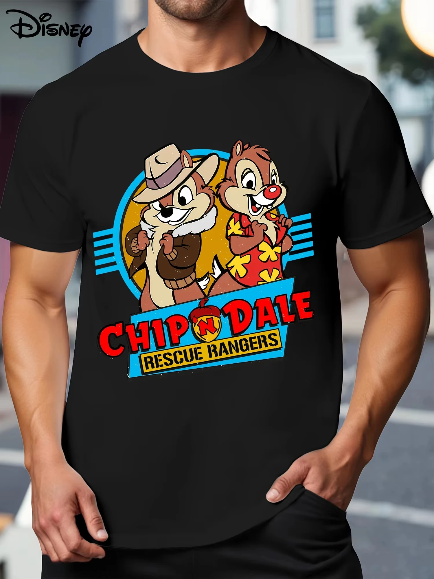 The Latest Hot-selling Disney Authorized Chip and Dali Short-sleeved Fashion Loose Men's and Women's Same Cotton T-shirt
The Latest Hot-selling Disney Authorized Chip and Dali Short-sleeved Fashion Loose Men's and Women's Same Cotton T-shirt