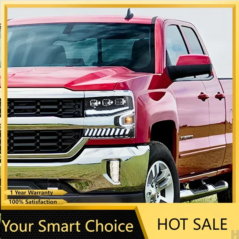 Модернизированные автомобильные передние фонари для Chevrolet Silverado 2016-2018, светодиодные автомобильные фары в сборе, динамические 3 линзы проектора, аксессуары для инструментов
Модернизированные автомобильные передние фонари для Chevrolet Silverado 2016-2018, светодиодные автомобильные фары в сборе, динамические 3 линзы проектора, аксессуары для инструментов