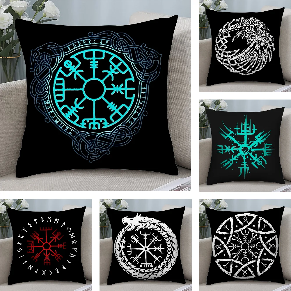Viking Amulet Pattern Pillow Case Short Plush Pillow Covers Sofa Decorative Gift Home Double-sided Printing Cushion Cover
Viking Amulet Pattern Pillow Case Short Plush Pillow Covers Sofa Decorative Gift Home Double-sided Printing Cushion Cover