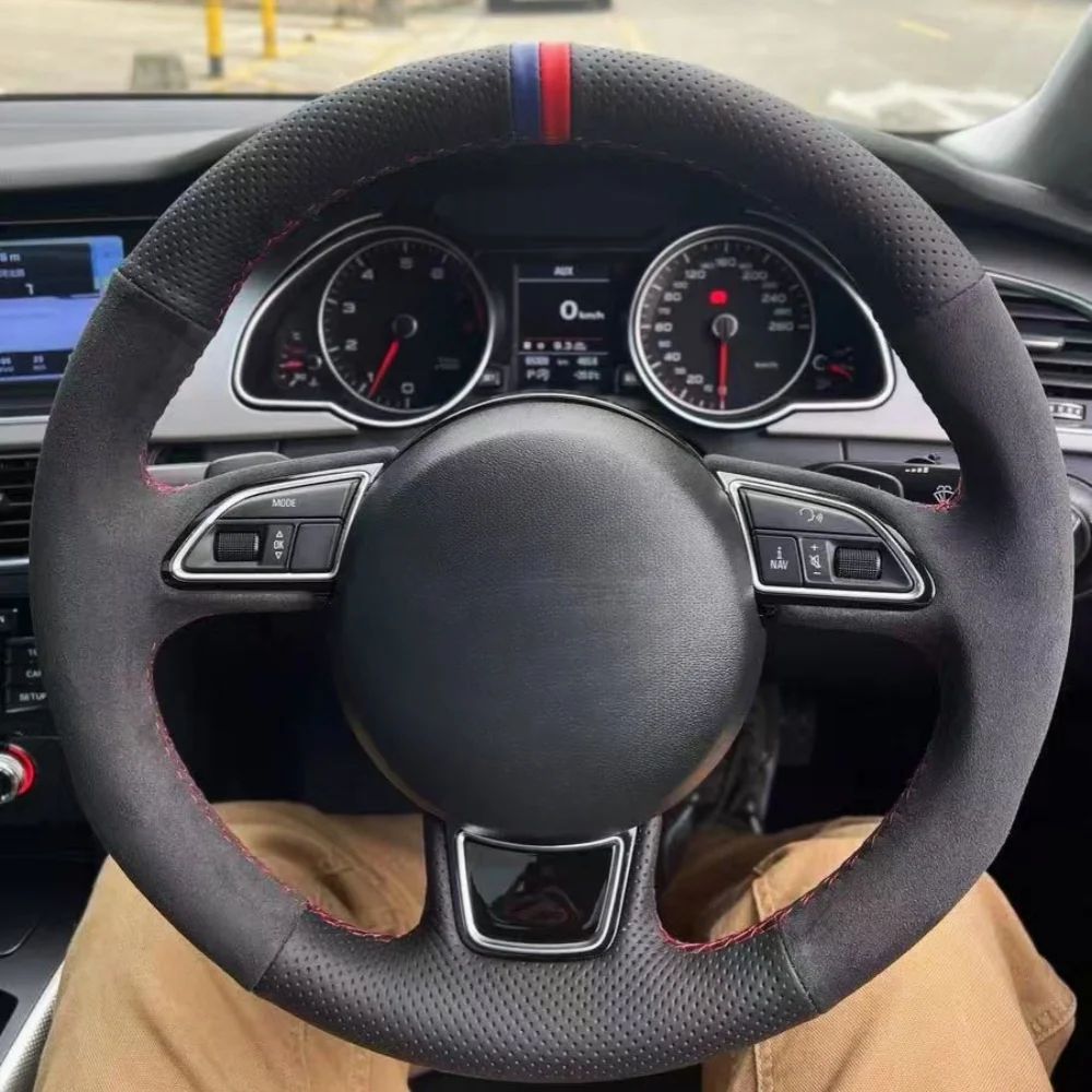 Изготовленный на заказ плетеный чехол на руль автомобиля, мягкий, 100% подходит для Audi A3 A4 A5 A6 A7 Allroad RS S6 S7 S8, автомобильная продукция, обертка на руль
Изготовленный на заказ плетеный чехол на руль автомобиля, мягкий, 100% подходит для Audi A3 A4 A5 A6 A7 Allroad RS S6 S7 S8, автомобильная продукция, обертка на руль