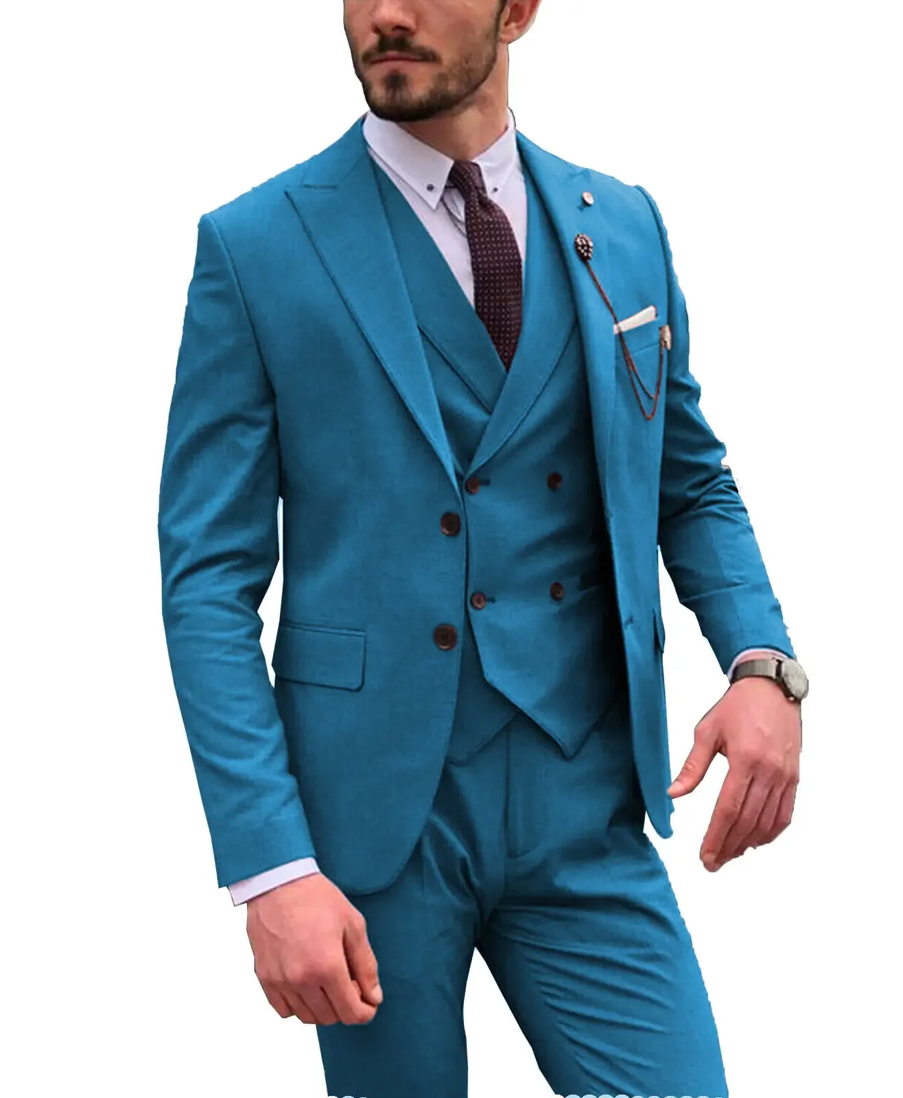 Mens 3 Piece Suits Wedding Party Groom Bestman Tuxedo Size Men Suits
Mens 3 Piece Suits Wedding Party Groom Bestman Tuxedo Size Men Suits