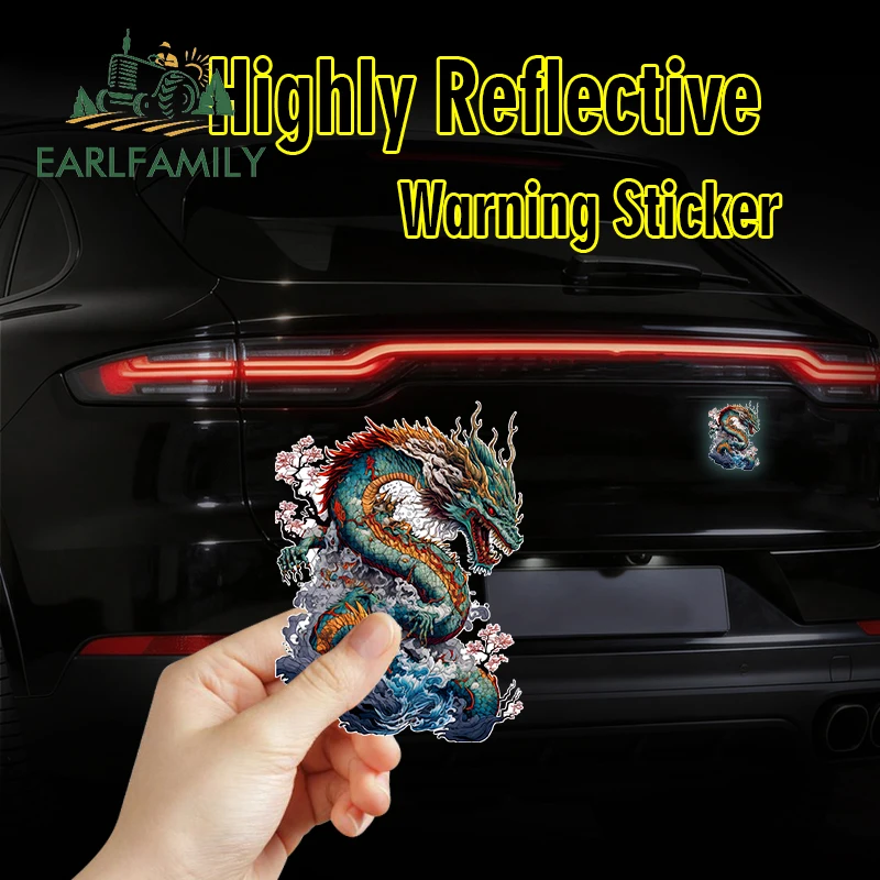 EARLFAMILY Reflective Chinese Dragon Car Stickers Funny Fuel Tank Cap Trunk Decals Suitable for Auto Scratch-Proof Sticker
EARLFAMILY Reflective Chinese Dragon Car Stickers Funny Fuel Tank Cap Trunk Decals Suitable for Auto Scratch-Proof Sticker