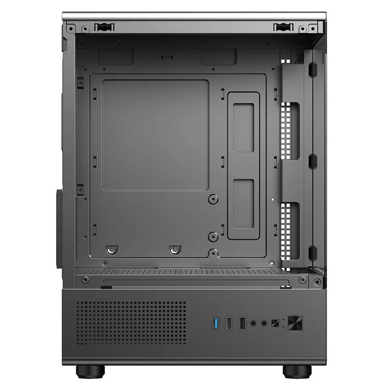 Panoramic room computer chassis desktop water-cooled side-permeable game host case
Panoramic room computer chassis desktop water-cooled side-permeable game host case