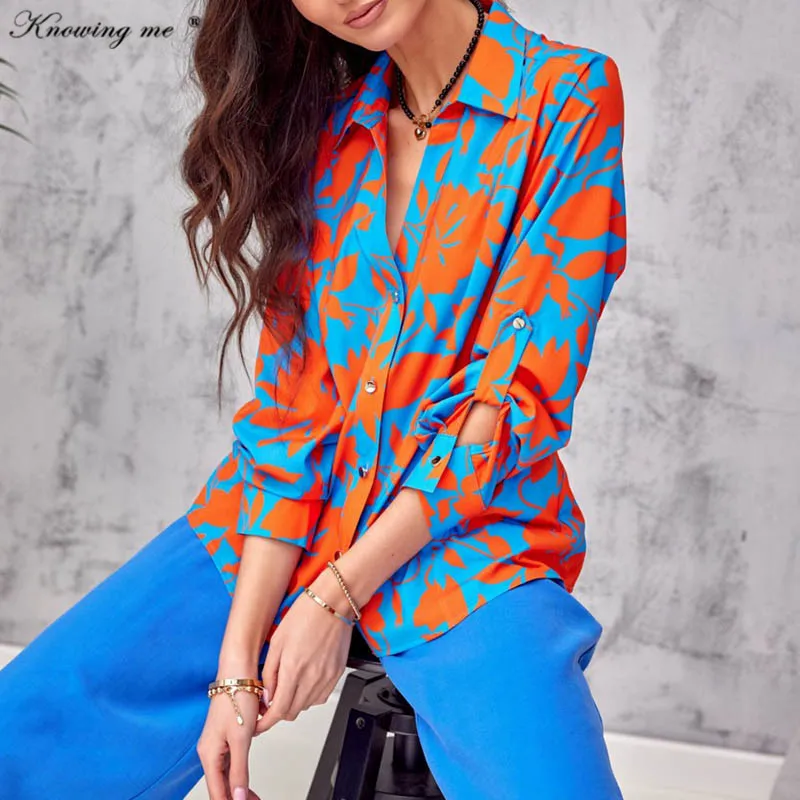 New Print Button Up Shirts Women Long Sleeve Blouse Floral Blouse Women Turn-down Collar Long Sleeve Fashion Korean Blouses
New Print Button Up Shirts Women Long Sleeve Blouse Floral Blouse Women Turn-down Collar Long Sleeve Fashion Korean Blouses