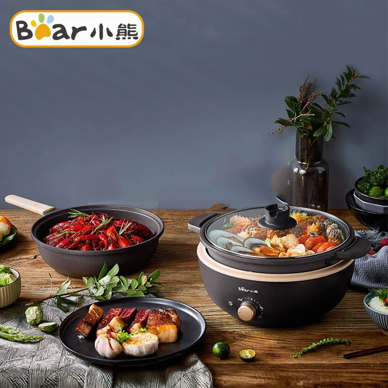 Bear Multi Cooker Double Inner Gallbladder Electric Fryer Electric Hot Pot Integrated Electric Pot Multifunctional Household Pot
Bear Multi Cooker Double Inner Gallbladder Electric Fryer Electric Hot Pot Integrated Electric Pot Multifunctional Household Pot