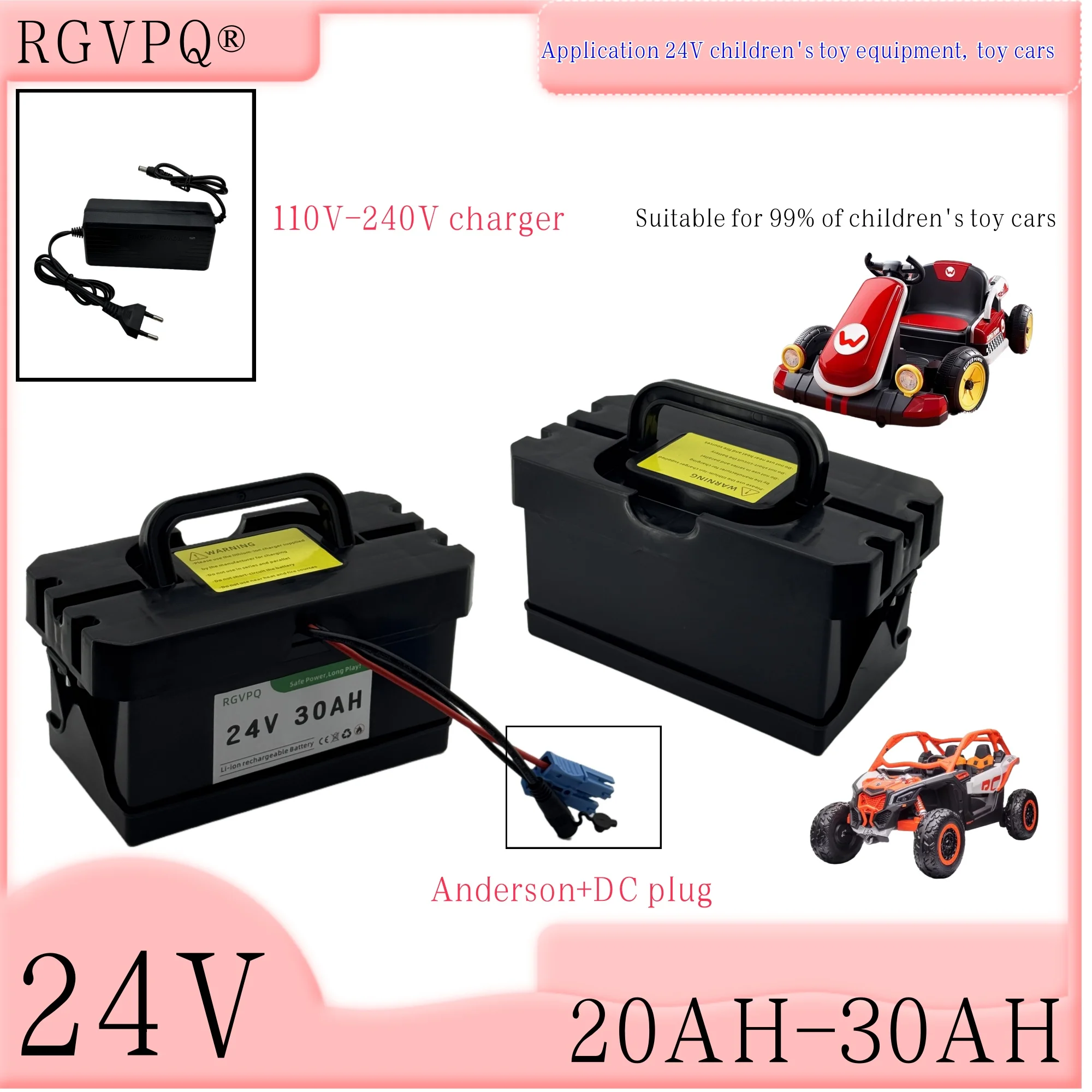 Air transportation, 24V toy car 18650 lithium battery 20AH30AH, built-in BMS system, suitable for children's toy car equipment
Air transportation, 24V toy car 18650 lithium battery 20AH30AH, built-in BMS system, suitable for children's toy car equipment