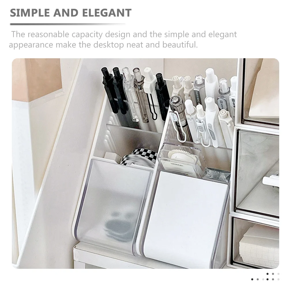 3 Layer Pen Holder Desktop Pencil Organizer Makeup Brush Holder Sturdy Transparent Storage Box Office Desk Accessory 
3 Layer Pen Holder Desktop Pencil Organizer Makeup Brush Holder Sturdy Transparent Storage Box Office Desk Accessory