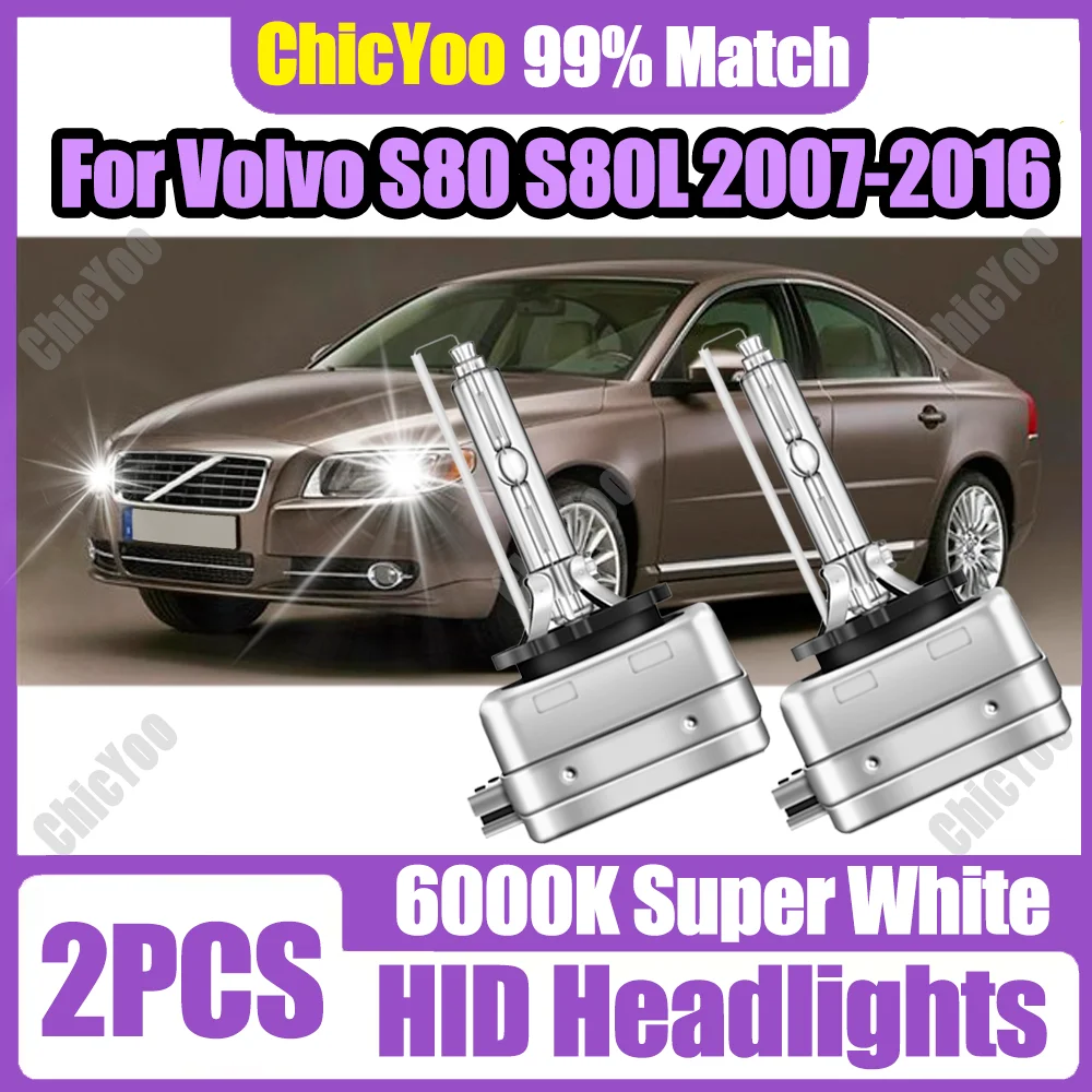 2X Canbus Car Front Lights 35W D1S HID Xenon Headlamp Bulbs For Volvo S80 S80L 2007 2008 2009 2010 2011 2012 2013 2014 2015 2016
2X Canbus Car Front Lights 35W D1S HID Xenon Headlamp Bulbs For Volvo S80 S80L 2007 2008 2009 2010 2011 2012 2013 2014 2015 2016