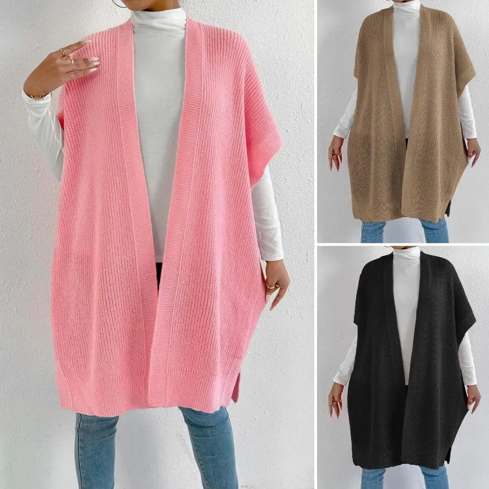 Women Sweater Waistcoat Stylish Women's Knitted Sweater Vest Coat for Autumn Winter Loose Fit Cardigan Jacket Solid Color
Women Sweater Waistcoat Stylish Women's Knitted Sweater Vest Coat for Autumn Winter Loose Fit Cardigan Jacket Solid Color
