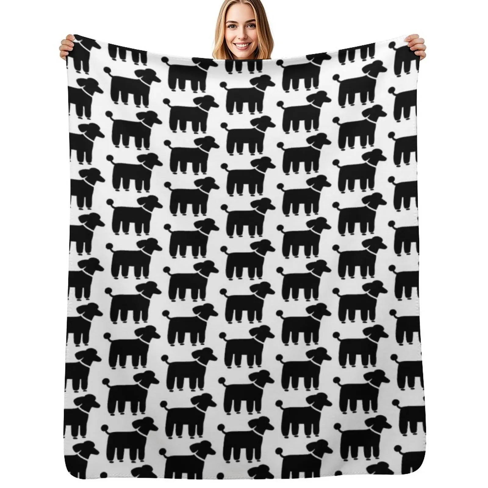Black Poodle(s) Throw Blanket Warm Throw Blanket Gift for Anniversary
Black Poodle(s) Throw Blanket Warm Throw Blanket Gift for Anniversary