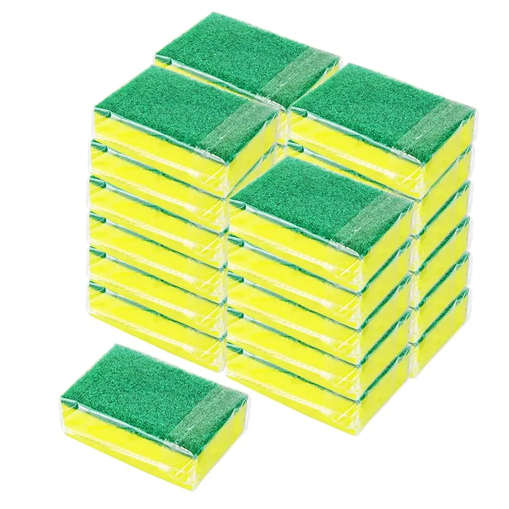 Sponge Individually Wrapped 24 Pack Kitchen Dishwashing Sponge, Non Scratch Scouring Pad, Odor-Free Sponge Wipes for Travel A
Sponge Individually Wrapped 24 Pack Kitchen Dishwashing Sponge, Non Scratch Scouring Pad, Odor-Free Sponge Wipes for Travel A