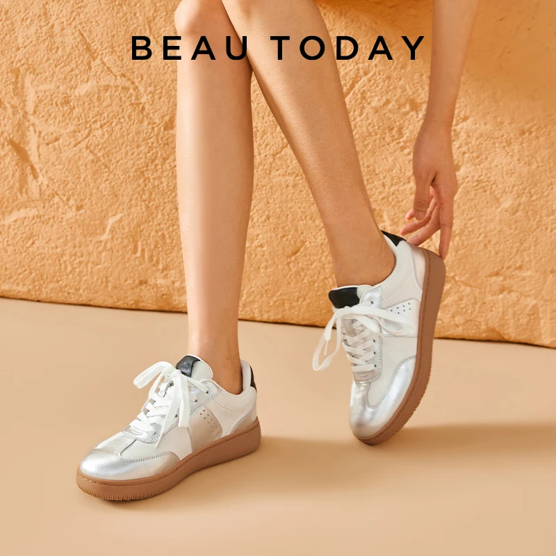 BEAUTODAY Fashion Sneakers Women Genuine Cow Leather Patchwork Design Mixed-colors Lace-up Ladies Shoes Handmade 29850
BEAUTODAY Fashion Sneakers Women Genuine Cow Leather Patchwork Design Mixed-colors Lace-up Ladies Shoes Handmade 29850