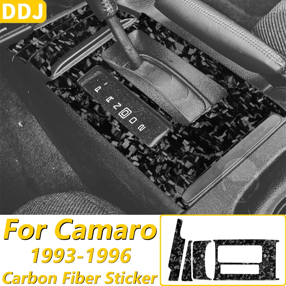 For Chevrolet Camaro 1993-1996 Forged Carbon Fiber Central Control Gear Shift Storage Box Panel Trim Set Car Accessories Sticker
For Chevrolet Camaro 1993-1996 Forged Carbon Fiber Central Control Gear Shift Storage Box Panel Trim Set Car Accessories Sticker