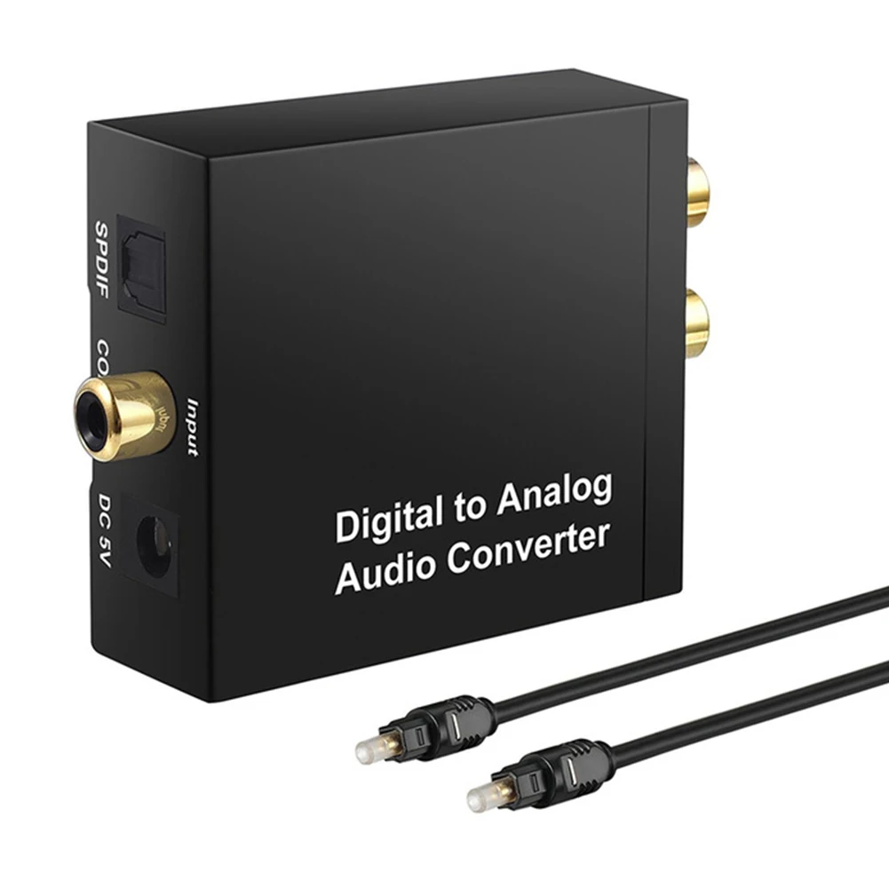Digital SPDIF Optical To Analog L/R RCA Converter Optical To 3.5mm Jack Adapter Optical To L/R DAC Decoder
Digital SPDIF Optical To Analog L/R RCA Converter Optical To 3.5mm Jack Adapter Optical To L/R DAC Decoder